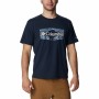 Camiseta de Manga Corta Hombre Columbia Sun Trek™ Graphic Azul Multicolor