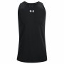 t-shirt de basket Under Armour Cotton Tank Noir Multicouleur