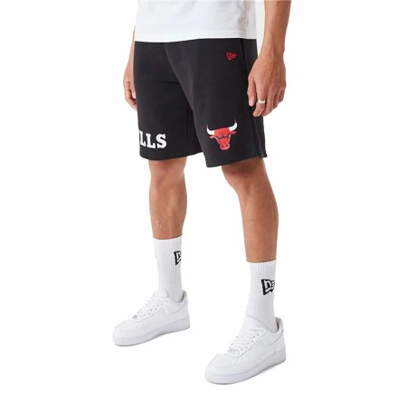 Pantalones Cortos Deportivos para Hombre New Era NBA Chicago Bulls Negro Hombre