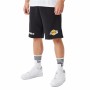 Pantalones Cortos Deportivos para Hombre New Era NBA LA Lakers Negro Hombre