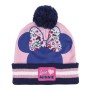 Bonnet et gants Minnie Mouse Rose