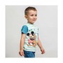 Camiseta de Manga Corta Mickey Mouse Infantil Multicolor