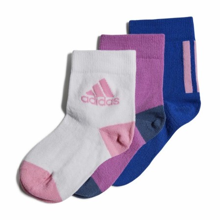 Chaussettes Chevilles Adidas Multi Bleu Rose Blanc