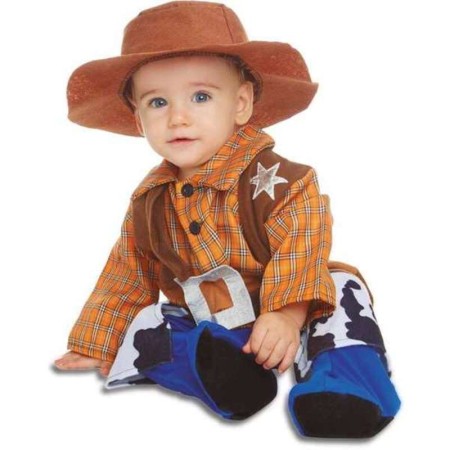 Disfraz para Bebés Billy Vaquero 7-12 Meses Azul