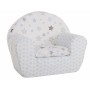 Sillón Infantil 44 x 34 x 53 cm Gris Estrellas Blanco