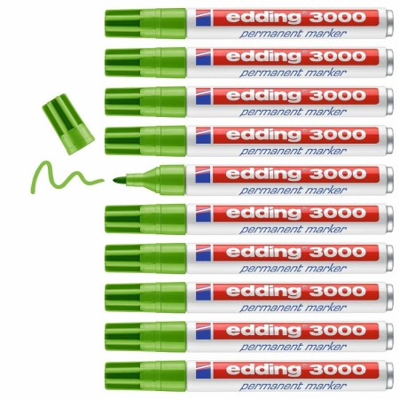 Marcador Edding Verde 10 Unidades (Reacondicionado A+)