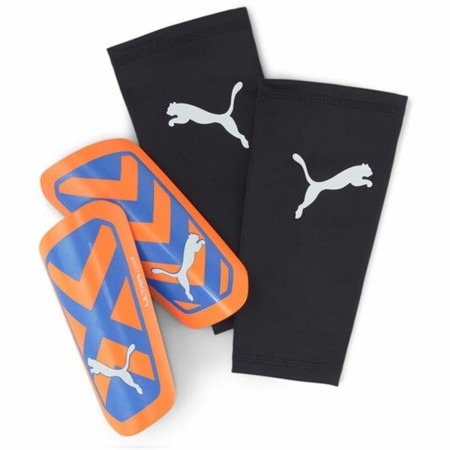 Espinilleras de Fútbol Puma Ultra Light Sleeve Ultra Naranja Negro