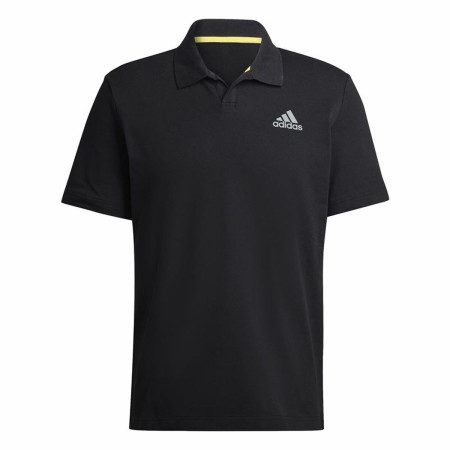 Polo à manches courtes homme Adidas Clubhouse Noir