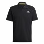 Polo de Manga Corta Hombre Adidas Clubhouse Negro