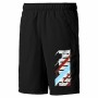 Pantalones Cortos Deportivos para Niños Puma Graphic Woven Negro