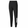 Pantalón Largo Deportivo Puma Power Logo Sweat Negro