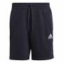 Short de Sport Adidas Essentials French Terry 3 Noir Bleu foncé