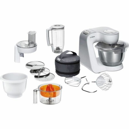 Robot de Cocina BOSCH MUM5 CreationLine MUM58243 Plateado Blanco 1000 W