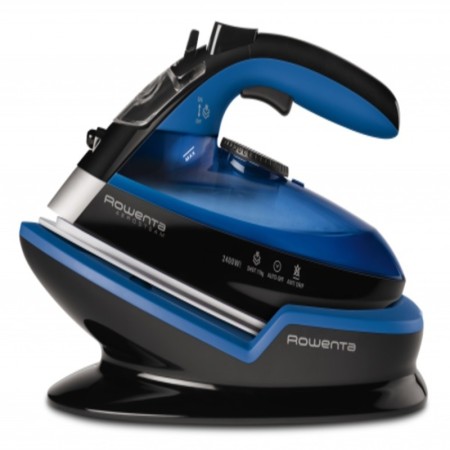 Plancha de Vapor Inalámbrica Rowenta DE5010 2400W Free Move Azul Batería recargable