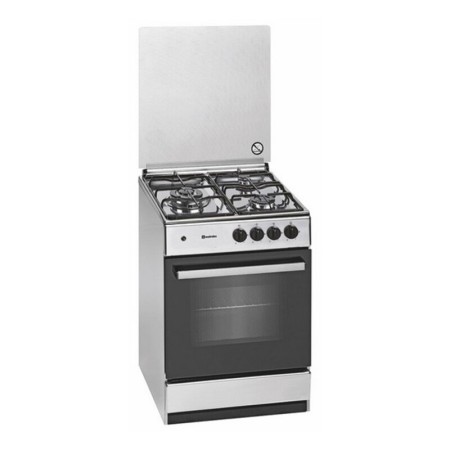 Cocina de Gas Meireles G540 DV 55 cm Acero Inoxidable (3 Fogones)