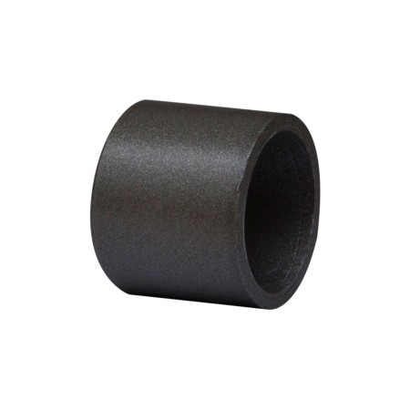 Support pour rail de penderie Stor Planet Rond Noir 2 Unités Satiné (Ø 1,9 cm)