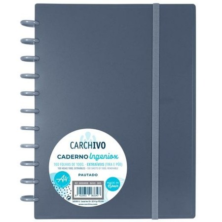 Cahier Carchivo Ingeniox Gris A4 100 Volets