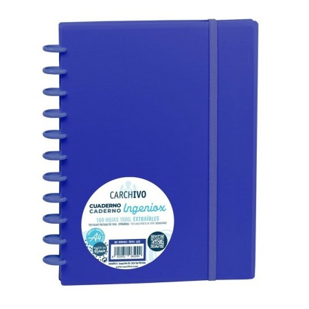 Cahier Carchivo Ingeniox Bleu A4 100 Volets