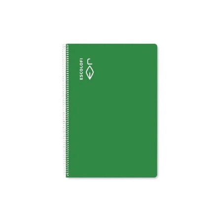 Cuaderno ESCOLOFI 5 Unidades Verde 50 Hojas Cuarto