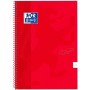 Cahier Oxford Touch Rouge 80 Volets Din A4 (5 Unités)