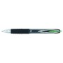 Bolígrafo de tinta líquida Uni-Ball Rollerball Signo UM-207 Verde 12 Unidades