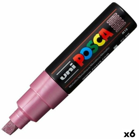 Marcador POSCA PC-8K metálico Rosa (6 Unidades)