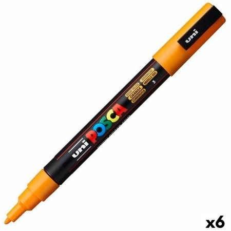 Marcador POSCA PC-3M Naranja (6 Unidades)