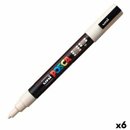 Marcador POSCA PC-3M Beige (6 Unidades)