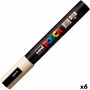 Marcador POSCA PC-5M Beige (6 Unidades)