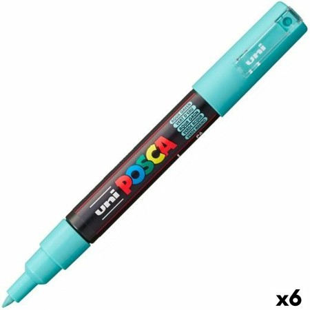 Marcador POSCA PC-1M Verde/Azul (6 Unidades)