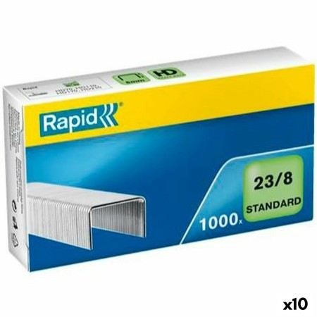 Grapas Rapid 23/8 1000 Piezas 23/8 (10 Unidades)