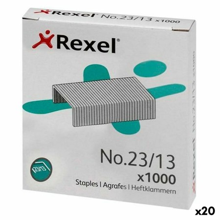 Grapas Rexel 1000 Piezas 23/13 (20 Unidades)