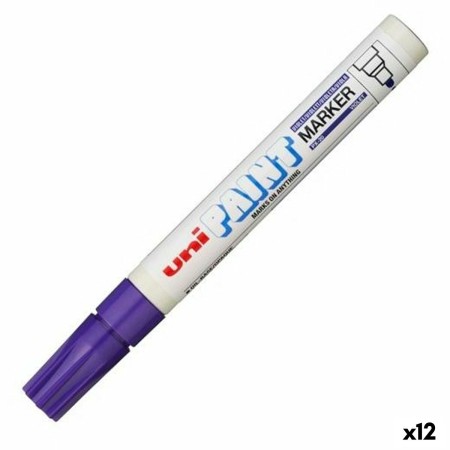 Rotulador permanente Uni-Ball PX-20 Violeta 2,8 mm (12 Unidades)