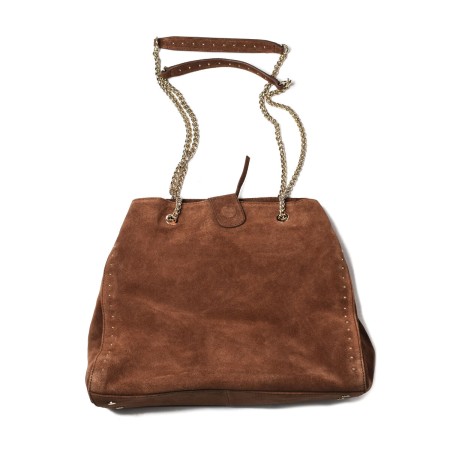 Bolso Mujer Cosmoparis NBK-BRWN Marrón (34 x 29 x 12 cm)