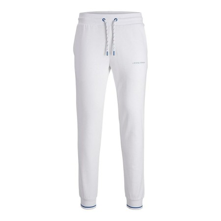 Pantalón de Chándal para Adultos Jack & Jones JPSTGORDON JJGLOBUS 12225105 Blanco Hombre