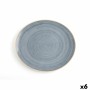 Plato Llano Ariane Terra Cerámica Azul (30 x 27 cm) (6 Unidades)