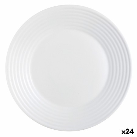 Bajo Plato Luminarc Harena Blanco Vidrio (Ø 27 cm) (24 Unidades)