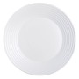 Bajo Plato Luminarc Harena Blanco Vidrio (Ø 27 cm) (24 Unidades)