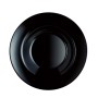 Plato para Pasta Luminarc Friends Time Negro Vidrio (28,5 cm) (12 Unidades)