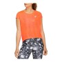 Camiseta de Manga Corta Mujer Asics Future Tokyo Ventilate Naranja