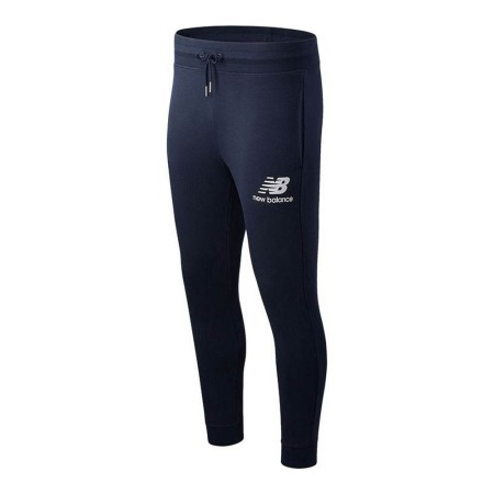 Pantalón Largo Deportivo New Balance Essential Stack Logo Azul