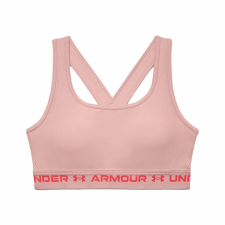 Soutien-gorge de Sport Under Armour Crossback Mid Rose