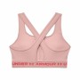 Soutien-gorge de Sport Under Armour Crossback Mid Rose