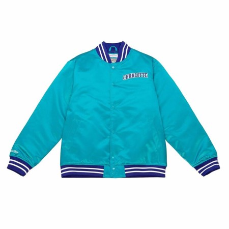 Chaqueta Deportiva Unisex Mitchell & Ness Charlotte Hornets Azul