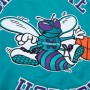 Chaqueta Deportiva Unisex Mitchell & Ness Charlotte Hornets Azul