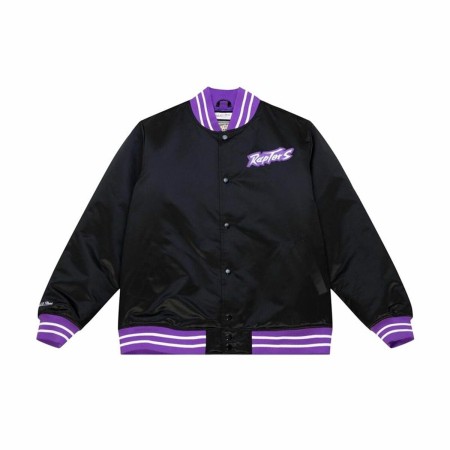 Chaqueta Deportiva Unisex Mitchell & Ness Toronto Raptors Negro