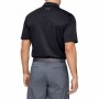 Polo de Manga Corta Hombre Under Armour Negro