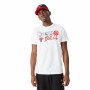 T-shirt à manches courtes homme New Era NBA Infill Graphic Chicago Bulls Blanc