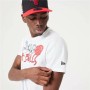 T-shirt à manches courtes homme New Era NBA Infill Graphic Chicago Bulls Blanc