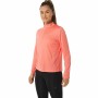 Camiseta de Manga Larga Mujer Asics Core LS 1/2 Zip Salmón